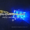 Clear LED Laser Keychain Promotion For Holiday Gift